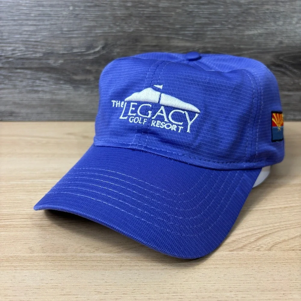 Legacy Golf Resort Hat‎ Strap Back Womens Blue Purple Golf Performance Arizona